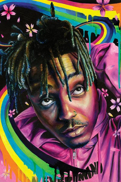 Juice Wrld Canvas Art by Jenavieve Louie iCanvas