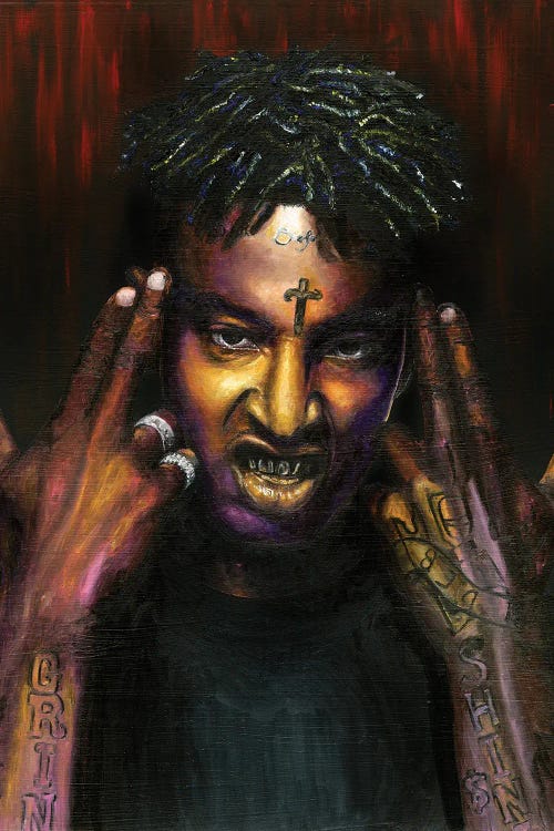 21 Savage by Jenavieve Louie wall art