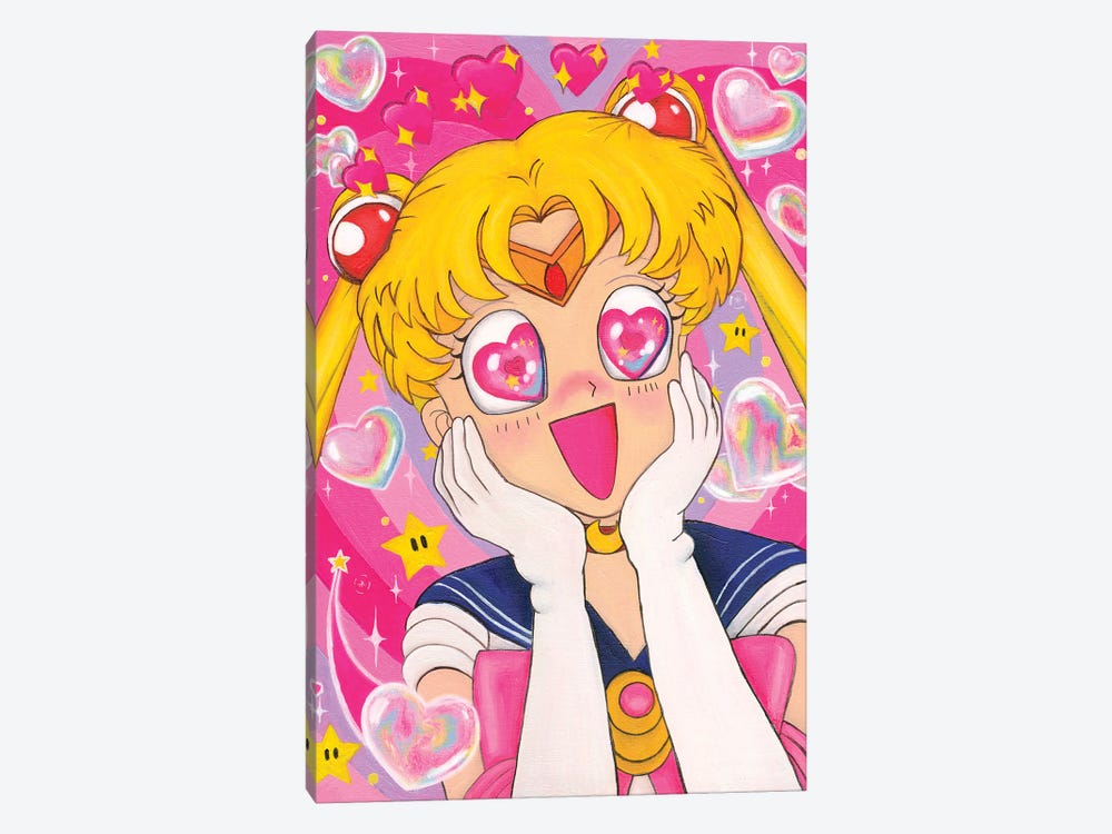 Sailor Moon by Jenavieve Louie 1-piece Canvas Art Print