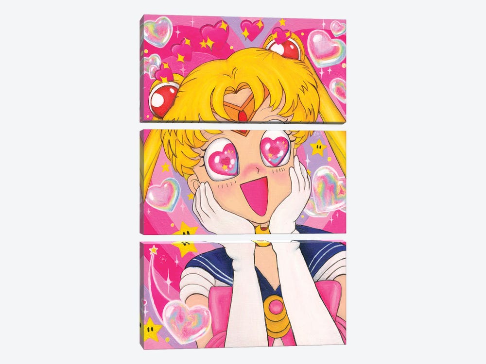Sailor Moon by Jenavieve Louie 3-piece Art Print