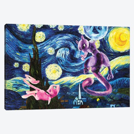 Starry Night Canvas Print #JVV32} by Jenavieve Louie Canvas Art