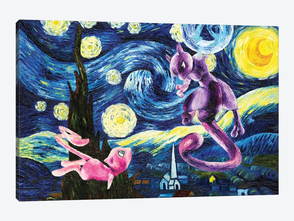 Starry Night by Jenavieve Louie 1-piece Canvas Print