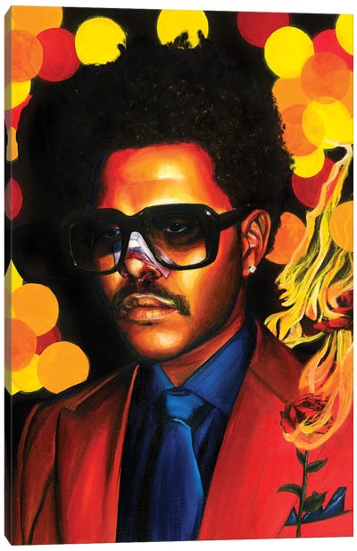 The Weeknd Canvas Art Print - Jenavieve Louie