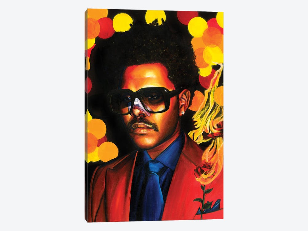 The Weeknd by Jenavieve Louie 1-piece Canvas Wall Art