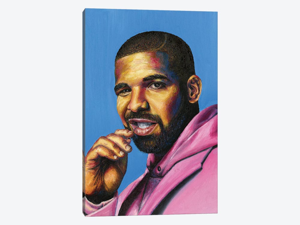 Drake by Jenavieve Louie 1-piece Canvas Wall Art