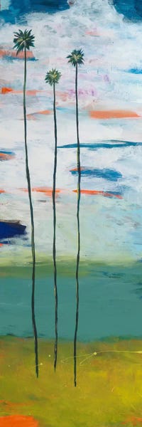 Tropical Living Room: Desert Palms by Jan Weiss