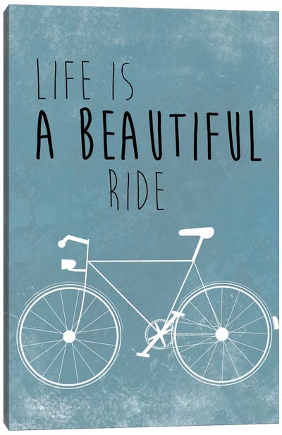 A Beautiful Ride Canvas Art Print - Cycling Art