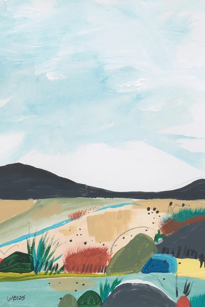 Leaving Behind I by Jan Weiss canvas print