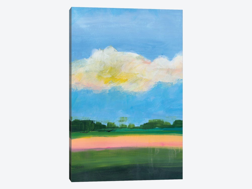 Beneath a Cloudy Sky II by Jan Weiss 1-piece Canvas Art Print