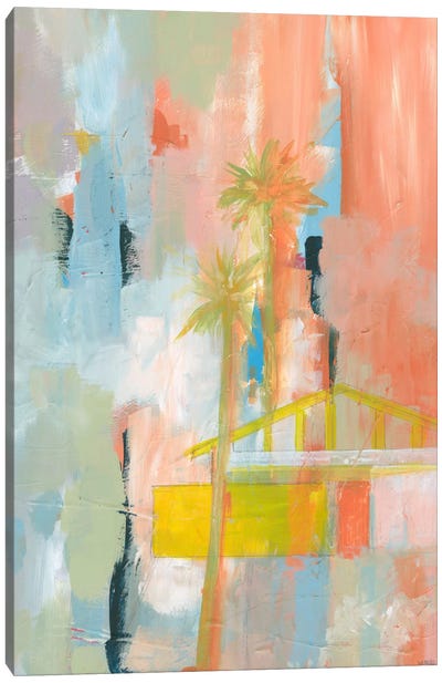 Desert Living I Canvas Art Print - Pantone 2020 Classic Blue