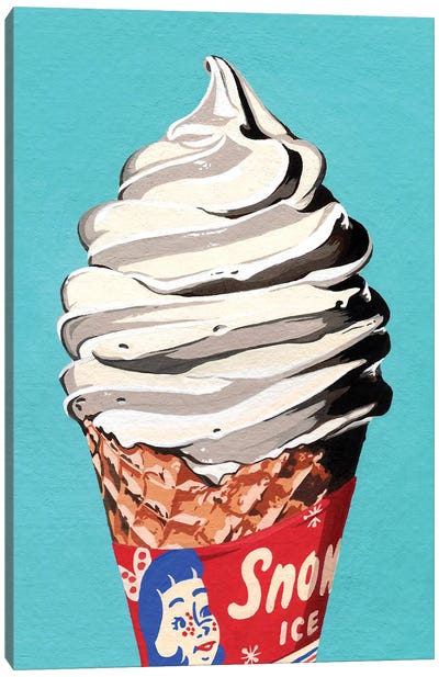 Louis Vuitton Ice Cream Canvas Print Wall Art by Martina Pavlova