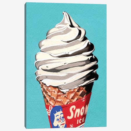 Ice Cream Canvas Print #JWG15} by Jen Wang Studios Art Print
