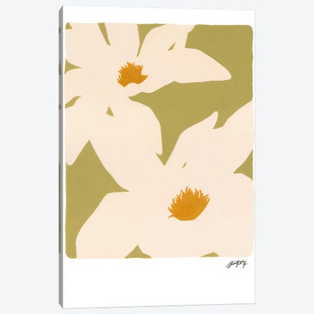 Abstract Floral II Canvas Print #JWG1} by Jen Wang Studios Canvas Print