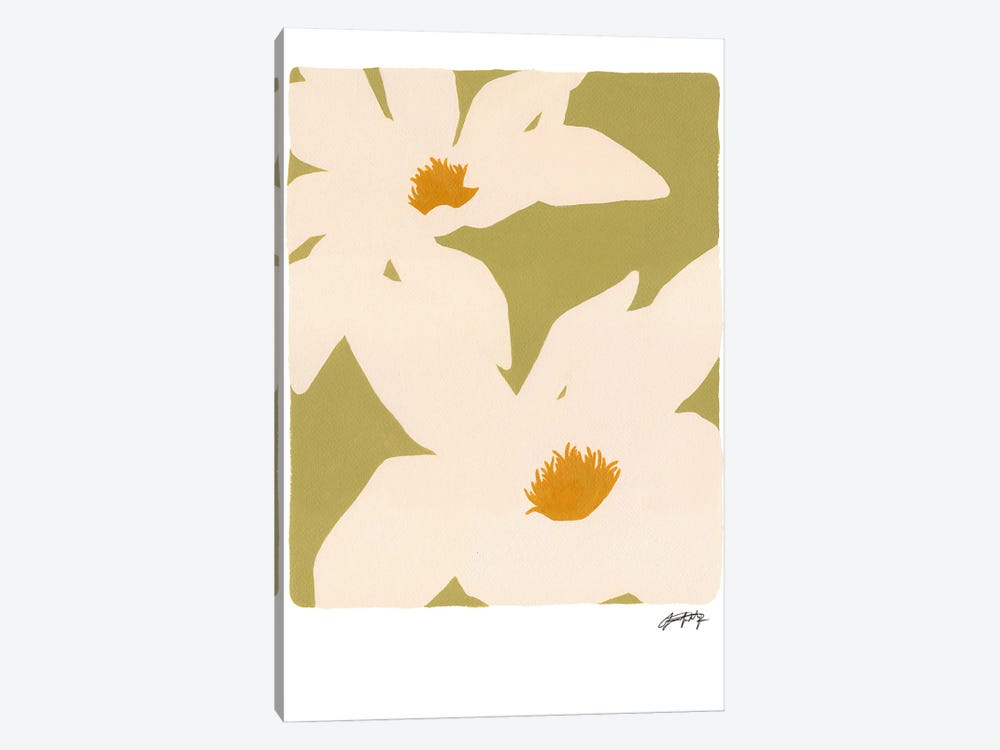 Abstract Floral II by Jen Wang Studios 1-piece Canvas Wall Art