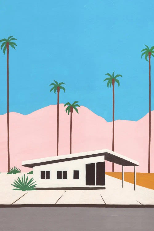 Palm Springs by Jen Wang Studios wall art