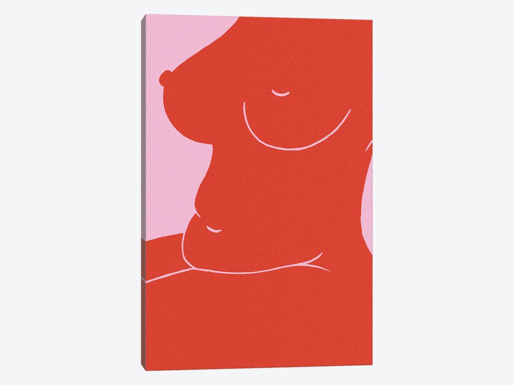 Woman Curves Illustration by Jen Wang Studios 1-piece Art Print