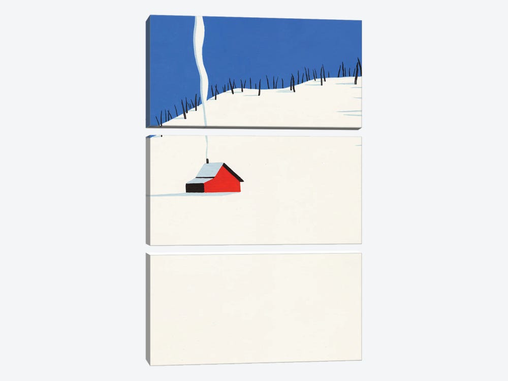 Winter I by Jen Wang Studios 3-piece Canvas Artwork