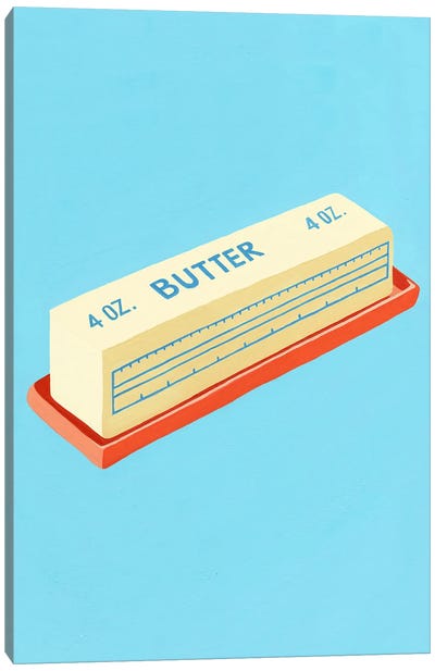 Blue Butter Canvas Art Print - Jen Wang Studios