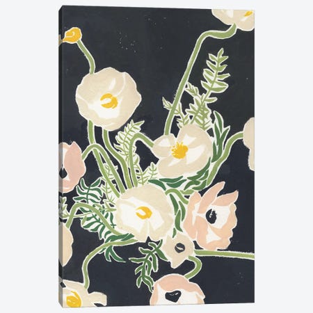 2 Flowers II Canvas Print #JWG6} by Jen Wang Studios Canvas Art