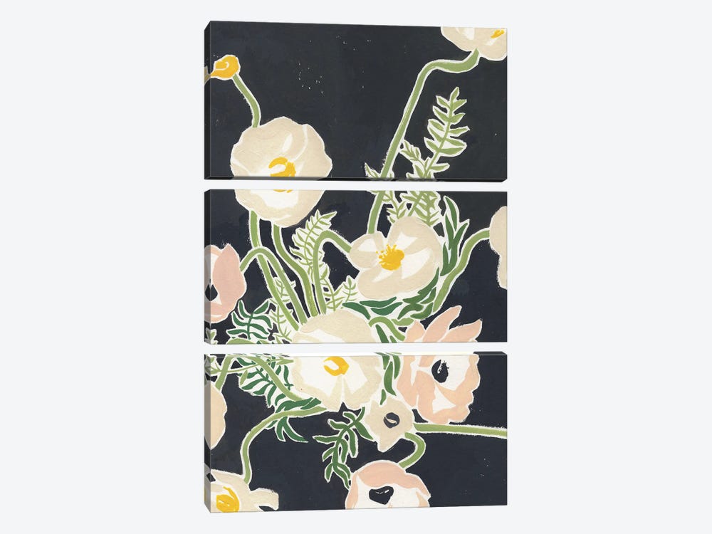 2 Flowers II by Jen Wang Studios 3-piece Art Print