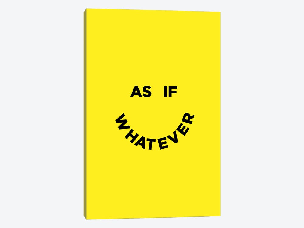 As If Whatever by Julia Walck 1-piece Canvas Artwork