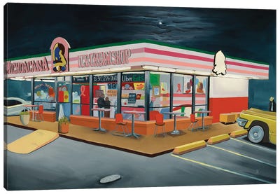 La Michoacana Ice Cream Shop Canvas Art Print - Jennifer Warren