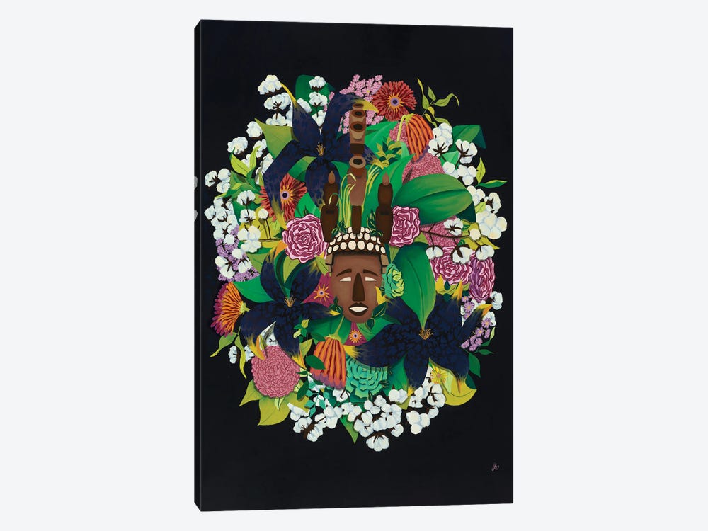 Black Lily by Jennifer Warren 1-piece Art Print