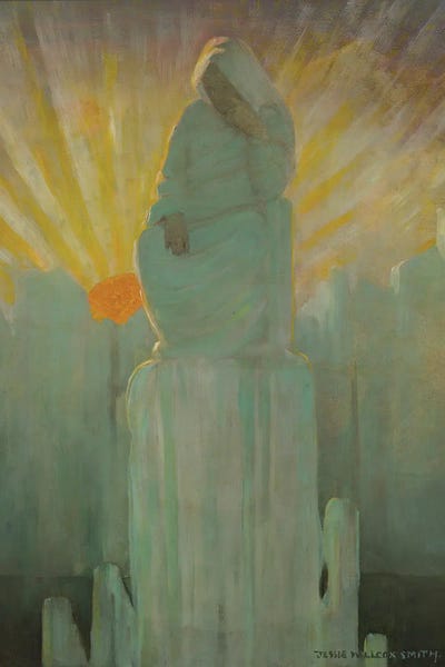 Jessie Wilcox Smith: It Took The Form Of The Greatest Old Lady He Had Ever Seen by Jessie Wilcox Smith