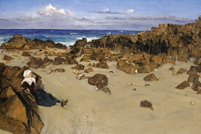 James Abbott McNeill Whistler - Steelpix Metal Wall Art: The Coast Of Brittany by James Abbott McNeill Whistler