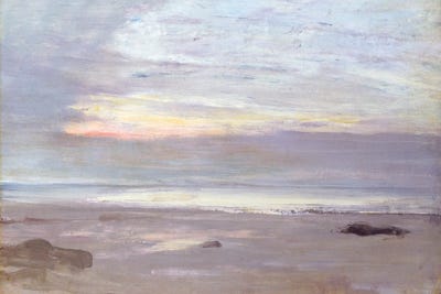 James Abbott McNeill Whistler - Steelpix Metal Wall Art: Crepuscule In Opal Trouville by James Abbott McNeill Whistler