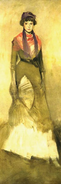 Harmony In Fawn Colour And Purple Portrait Of Miss Milly Finch