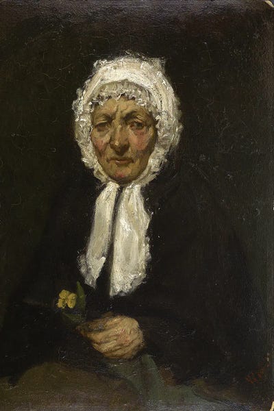 James Abbott McNeill Whistler - Steelpix Metal Wall Art: La Mère Gérard by James Abbott McNeill Whistler