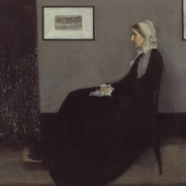 Arrangement In Grey And Black. Portrait Of The Painter's Mother