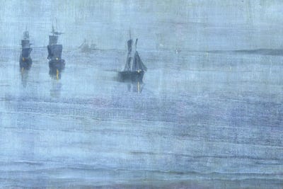 James Abbott McNeill Whistler - Steelpix Metal Wall Art: Nocturne The Solent by James Abbott McNeill Whistler