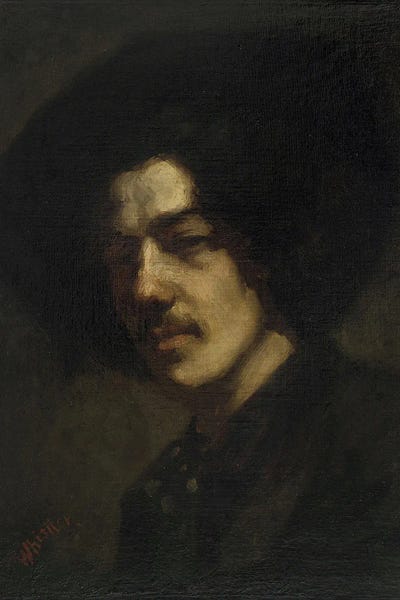 Portrait Of Whistler With Hat