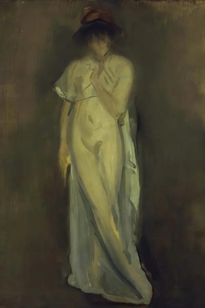 James Abbott McNeill Whistler - Steelpix Metal Wall Art: The Little Red Cap by James Abbott McNeill Whistler