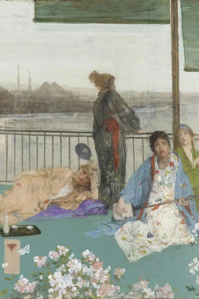 Variations In Flesh Colour And Green The Balcony