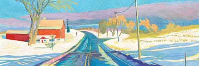 Passing Snow by Justin Shull canvas print