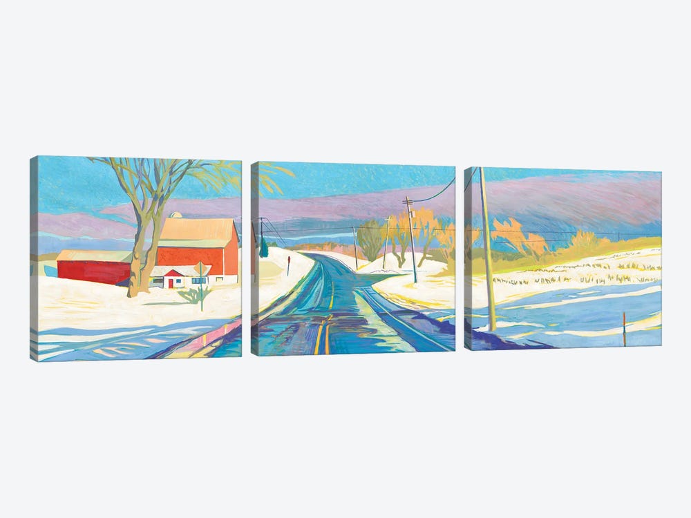 Passing Snow by Justin Shull 3-piece Art Print