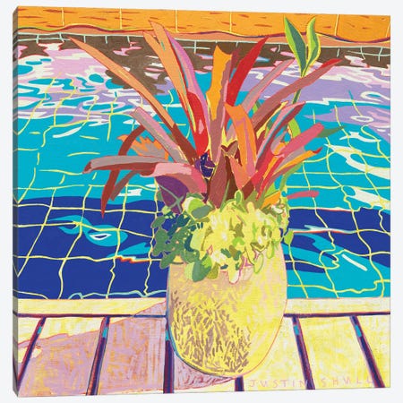 Poolside Canvas Print #JXH15} by Justin Shull Canvas Art