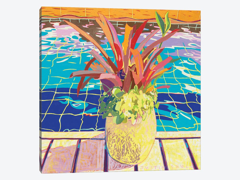 Poolside by Justin Shull 1-piece Art Print
