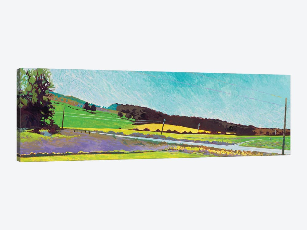 Lavender Field by Justin Shull 1-piece Canvas Wall Art