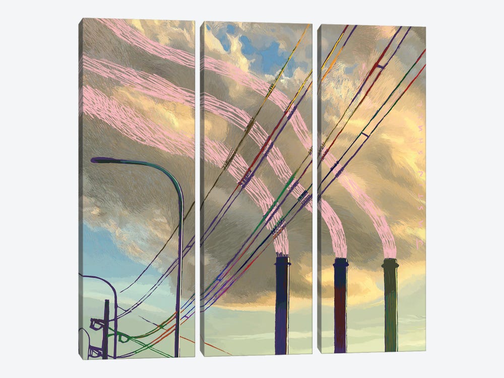 Light And Power by Justin Shull 3-piece Art Print
