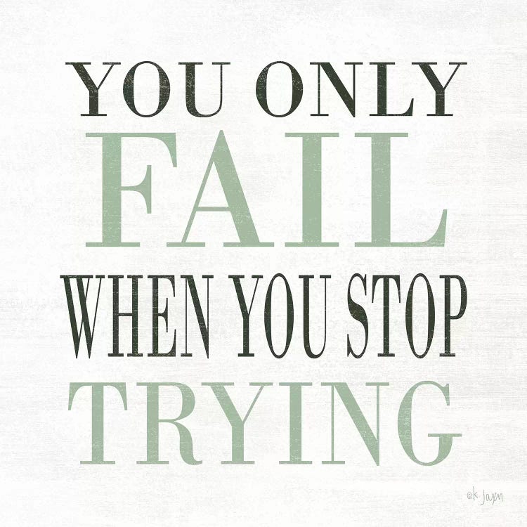 Don't Stop Trying