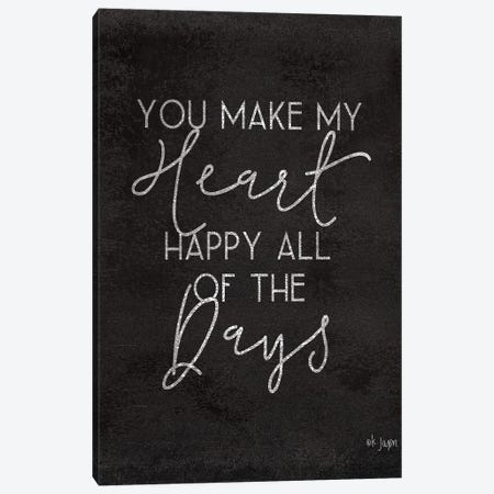 Happy Heart Canvas Print #JXN147} by Jaxn Blvd. Canvas Print