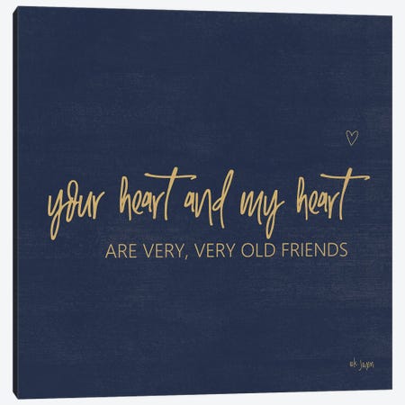 Your Heart and My Heart Canvas Print #JXN180} by Jaxn Blvd. Canvas Wall Art