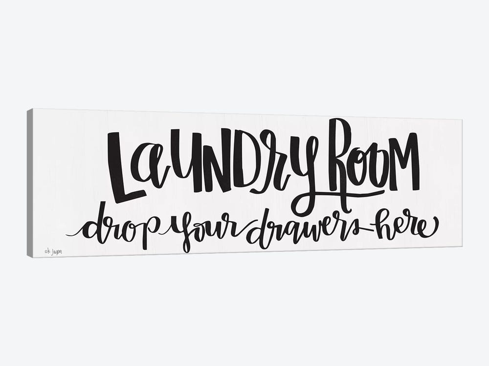 Laundry Room Drop Your Drawers by Jaxn Blvd. 1-piece Art Print