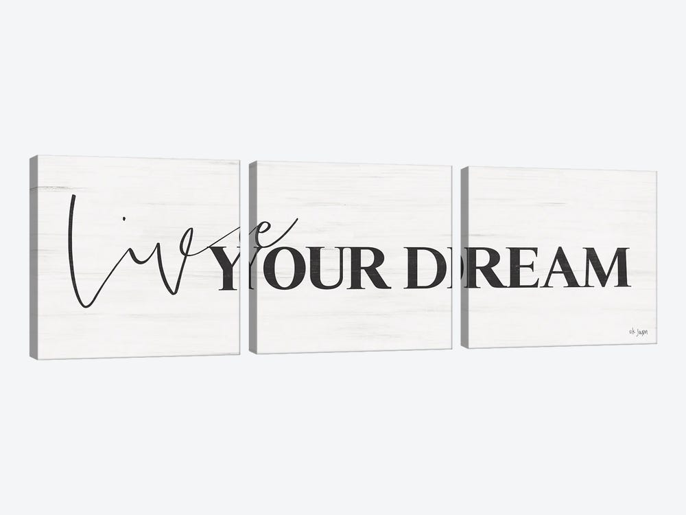Live Your Dream by Jaxn Blvd. 3-piece Art Print
