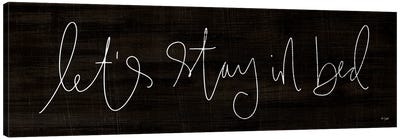 Let's Stay In Bed Canvas Art Print - Jaxn Blvd.