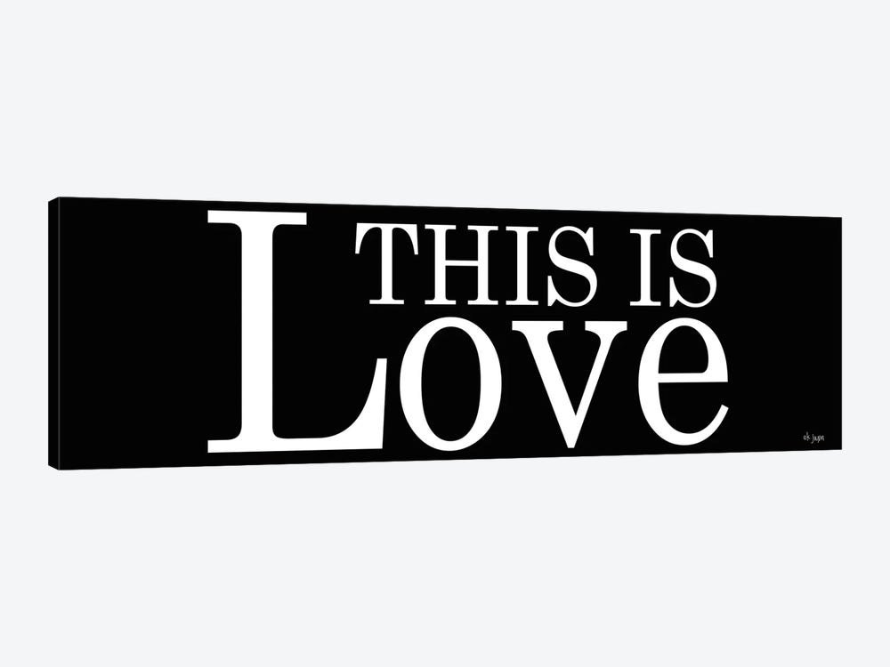 This is Love 1-piece Canvas Wall Art